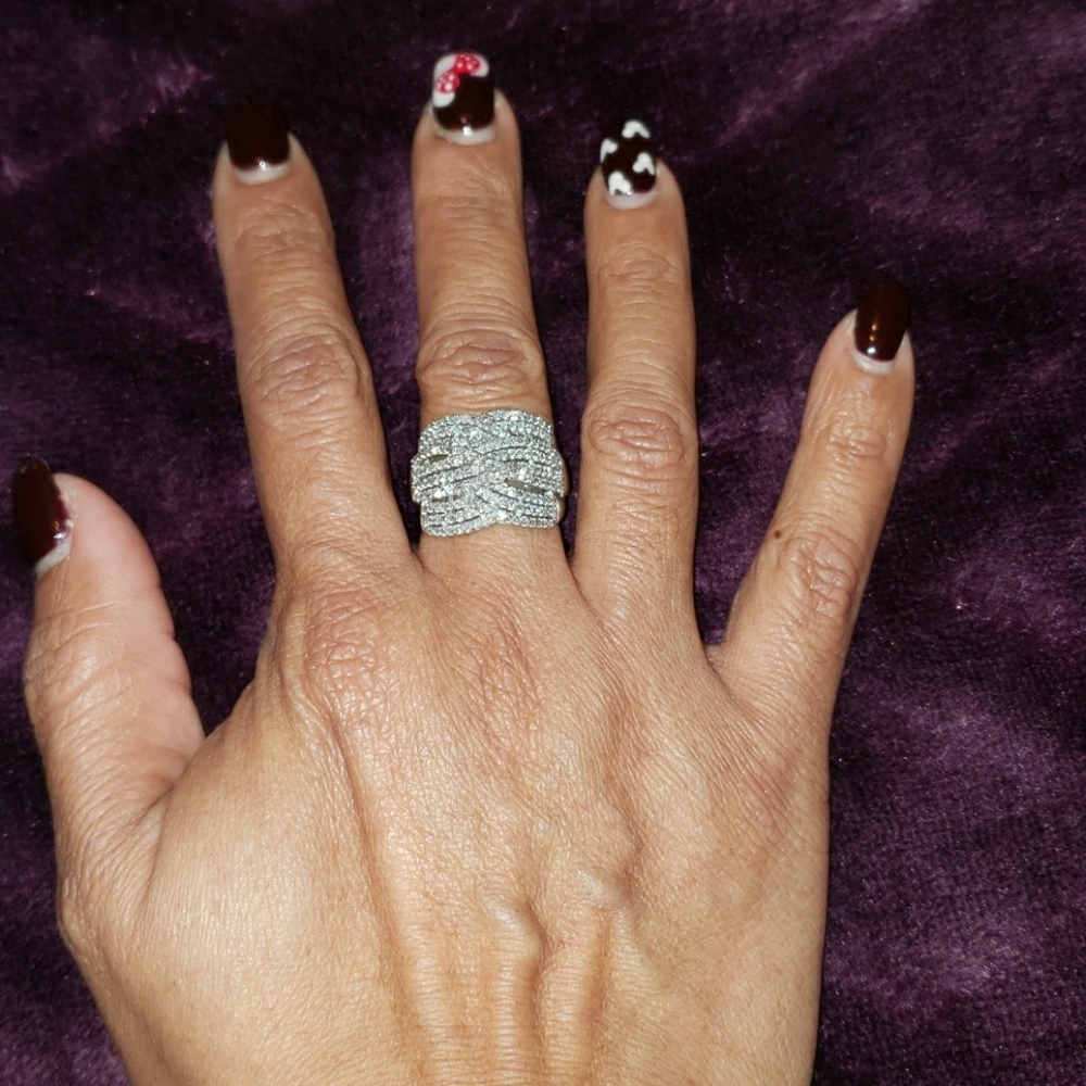 Diamond Wave Ring - image 7